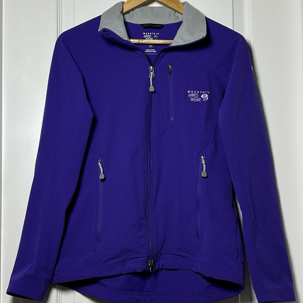 Mountain Hardwear Onata Softshell Long Sleeve Full‎ Zip Purple Jacket